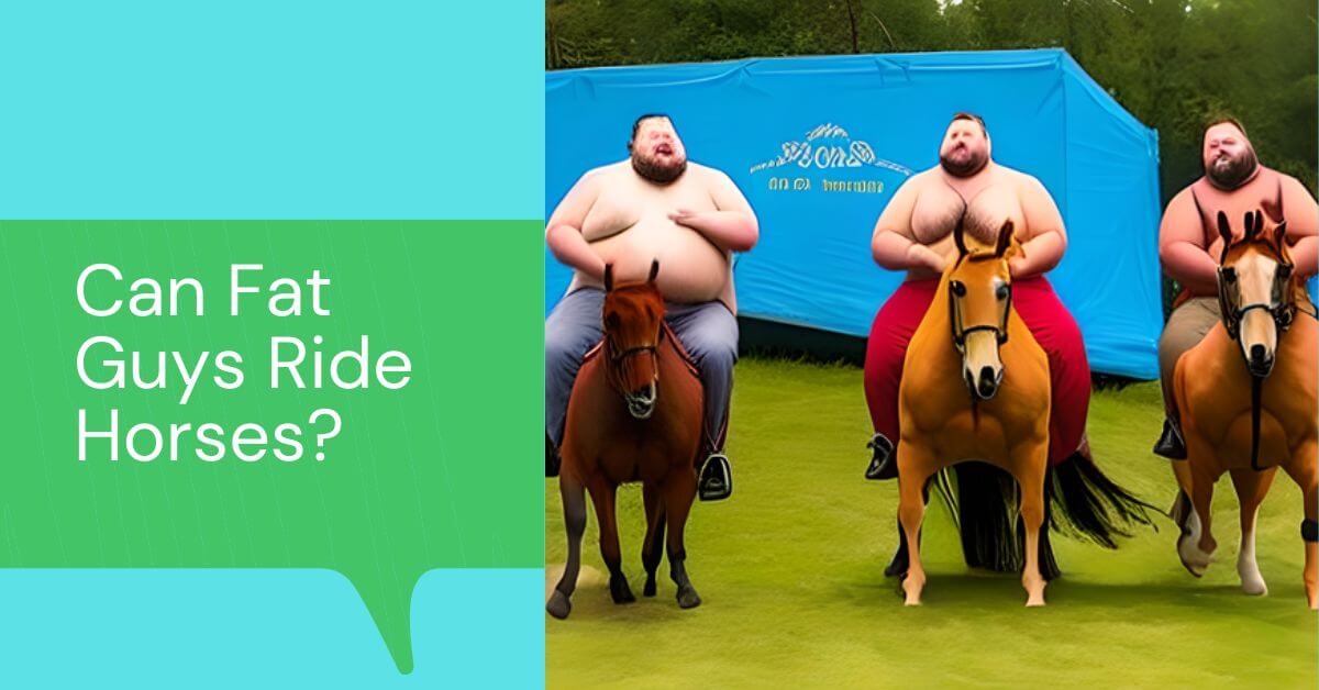 Can Fat Guys Ride Horses